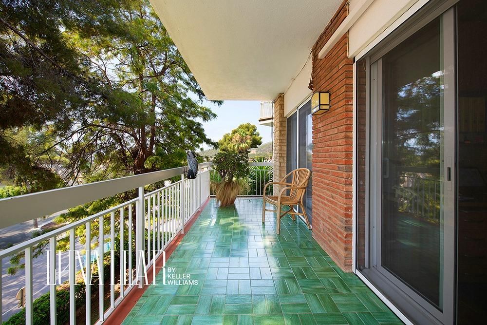 Balcony of Flat for sale in Castelldefels  with Heating, Parquet flooring and Terrace