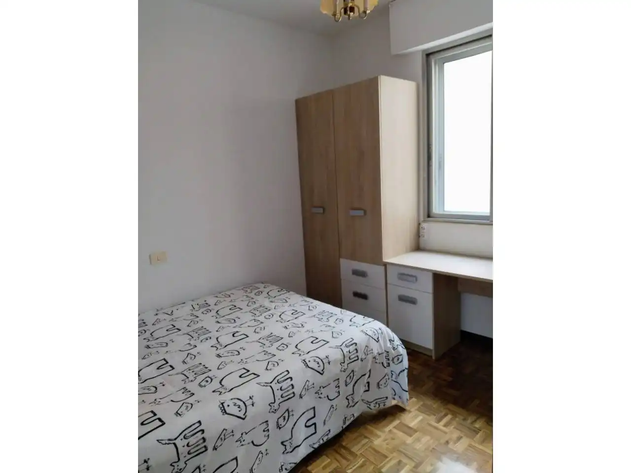 Schlafzimmer von Wohnungen zur Miete in Burgos mit Heizung, Parkett und Terrasse