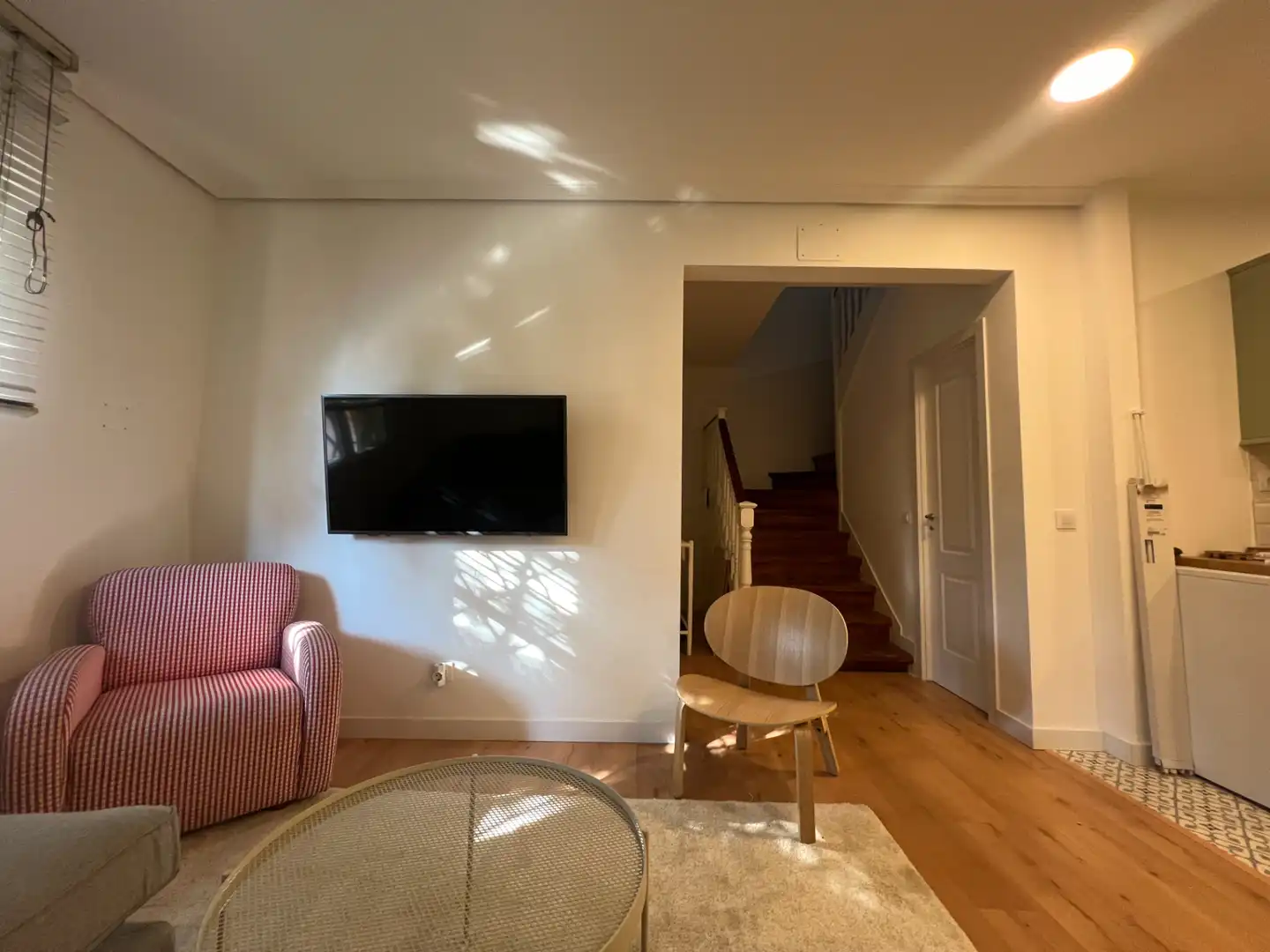 Sala d'estar de Casa o xalet per a compartir en Madrid amb Aire condicionat, Calefacció i Jardí privat