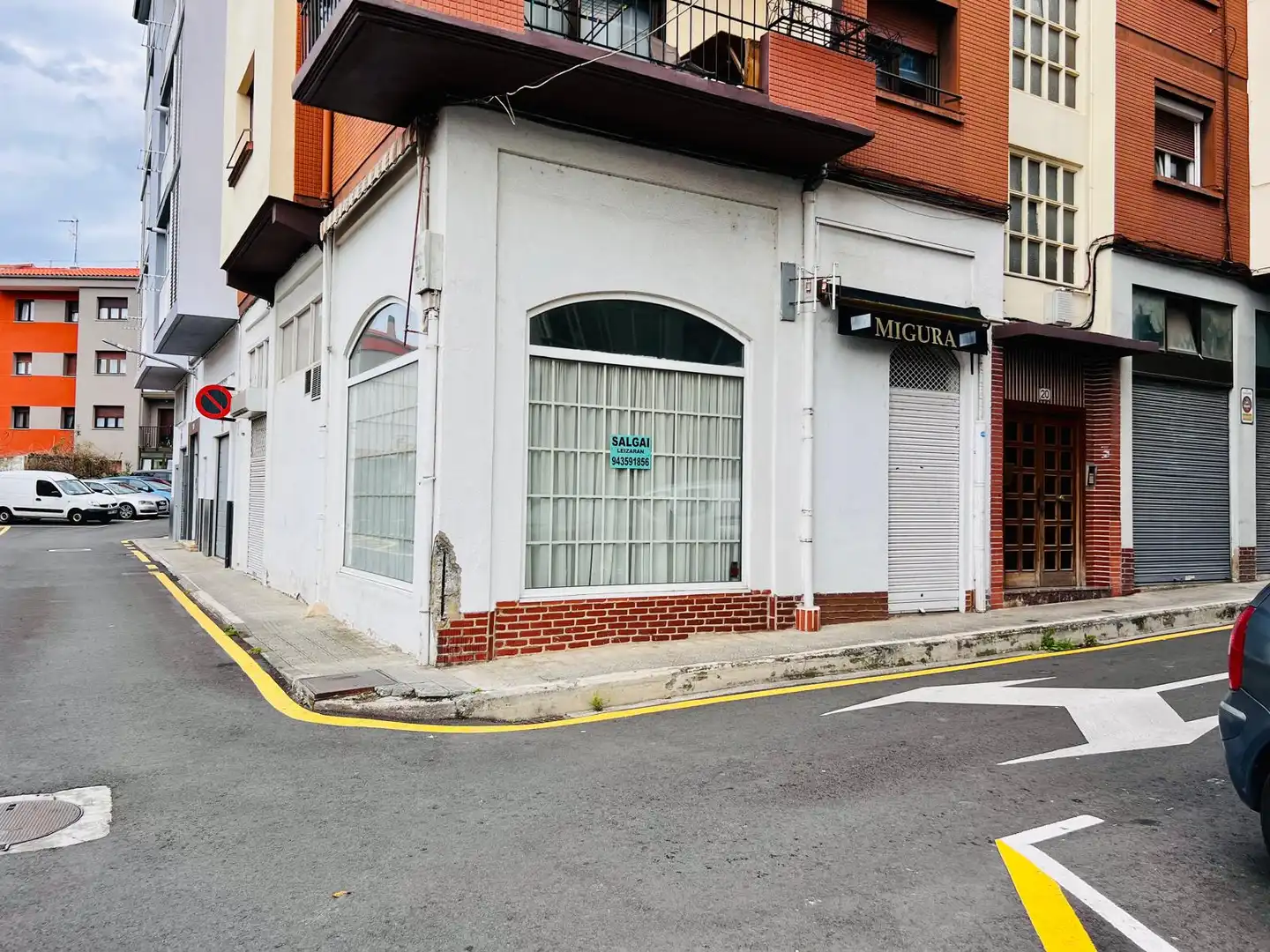 Vista exterior de Local en venta en Andoain