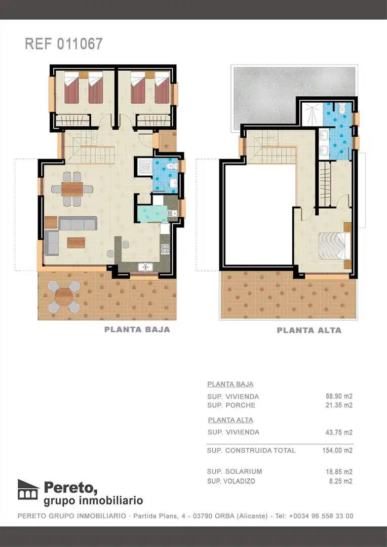 Detached house with pool for sale in Tormos, imagen 2