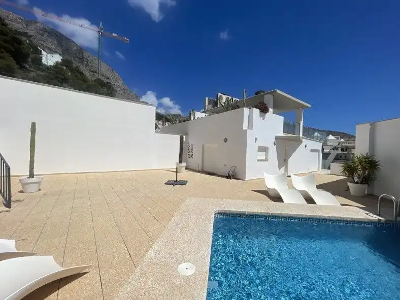 Vista exterior de Casa o chalet de alquiler en Altea con Aire acondicionado, Calefacción y Jardín privado