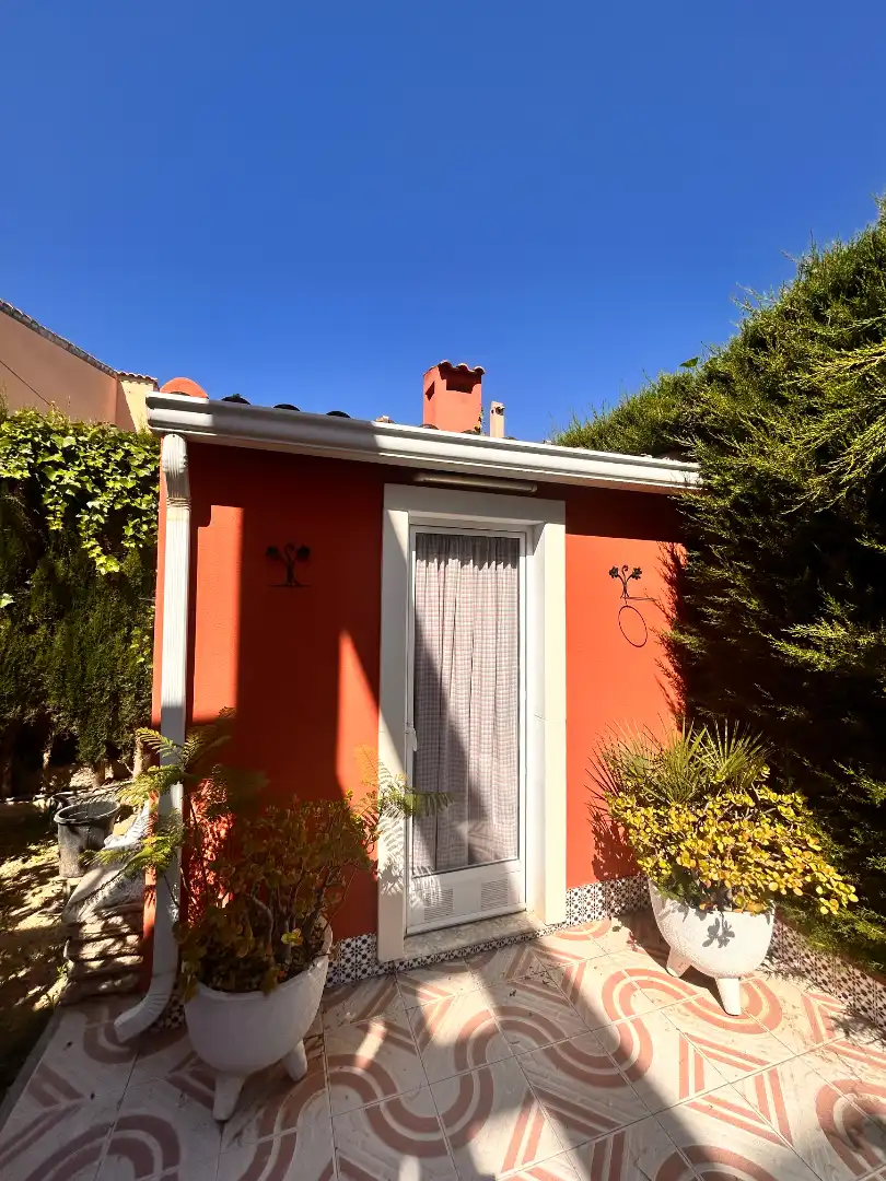 Vista exterior de Casa o chalet en venta en Elche / Elx con Aire acondicionado, Jardín privado y Terraza