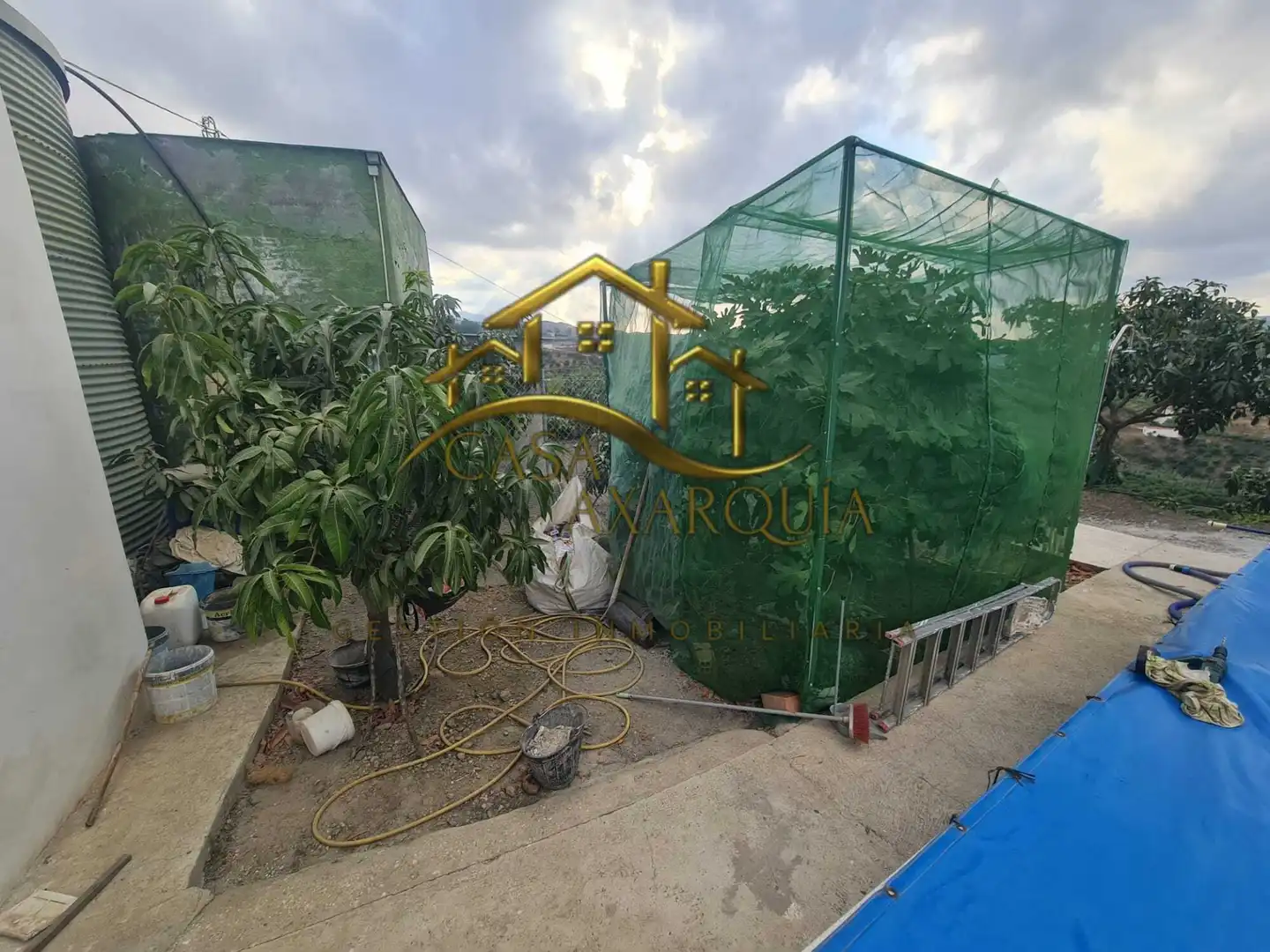 Jardí de Finca rústica en venda en Vélez-Málaga amb Jardí privat, Terrassa i Piscina
