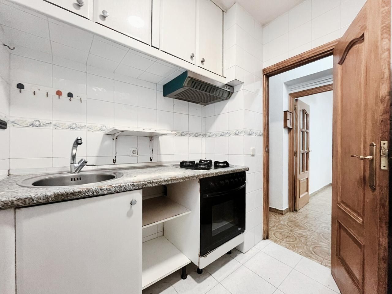 Kitchen of Flat for sale in  Madrid Capital  with Heating