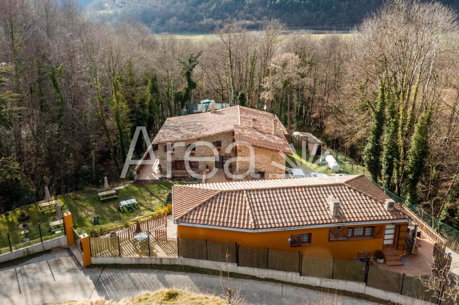 Exterior view of Country house for sale in Camprodon  with Heating, Private garden and Terrace