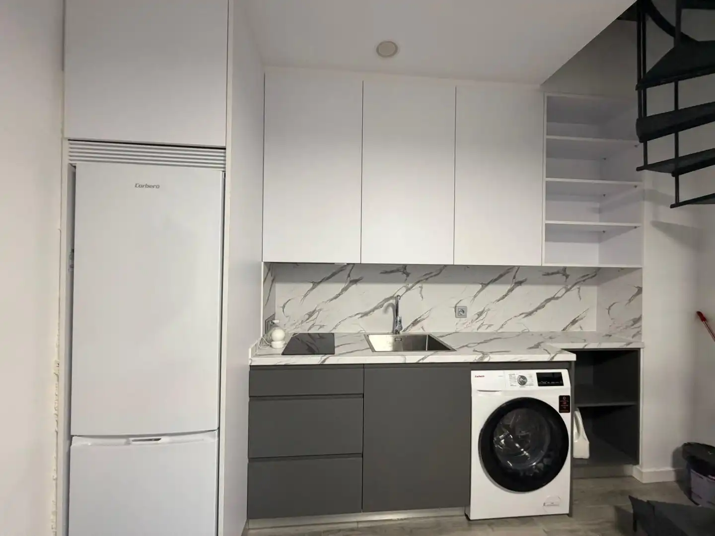 Küche von Haus oder Chalet zur Miete in Málaga mit Klimaanlage, Terrasse und Möbliert