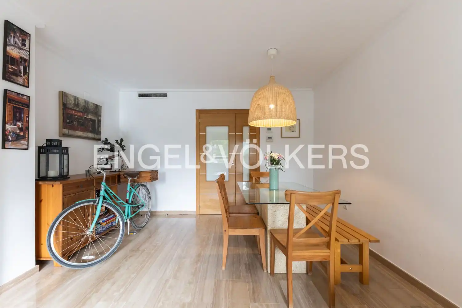 Comedor de Piso de alquiler en Jávea / Xàbia con Aire acondicionado, Calefacción y Jardín privado