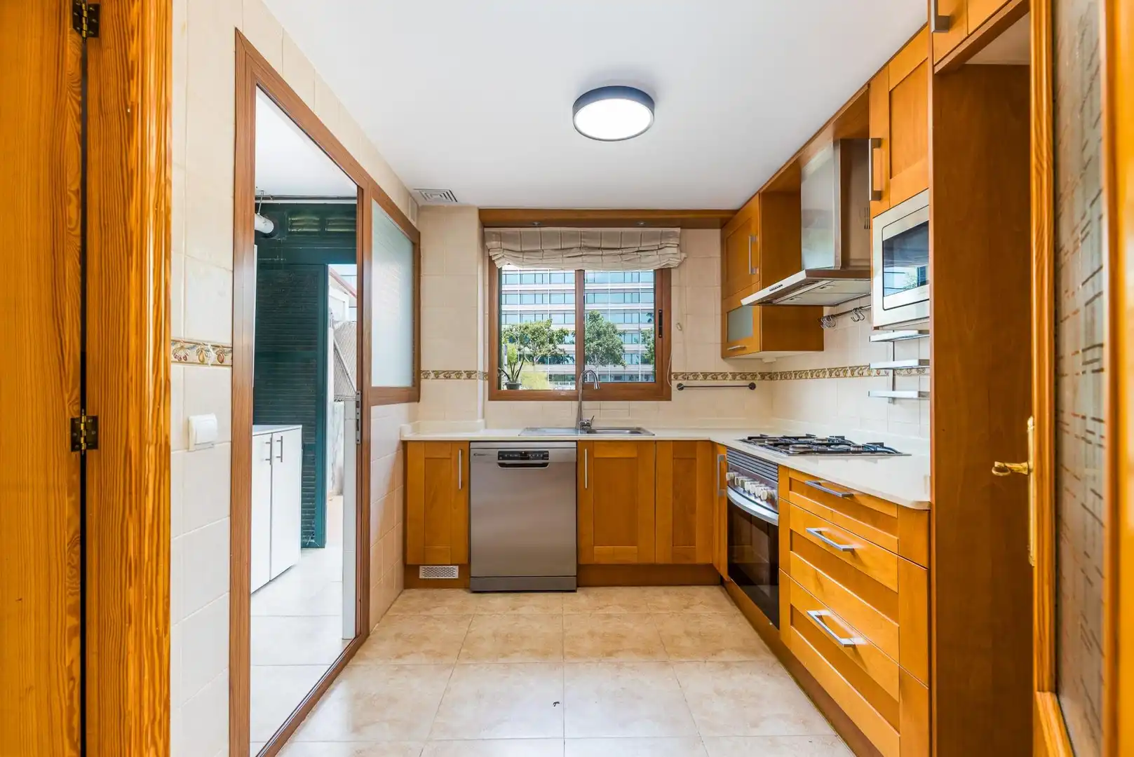 Cocina de Casa adosada de alquiler en  Palma de Mallorca con Aire acondicionado, Terraza y Alarma