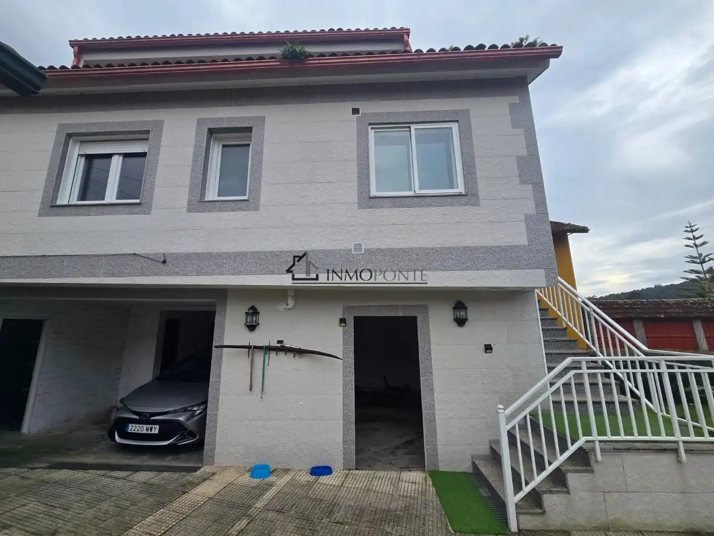 Vista exterior de Casa o chalet en venta en Poio con Jardín privado