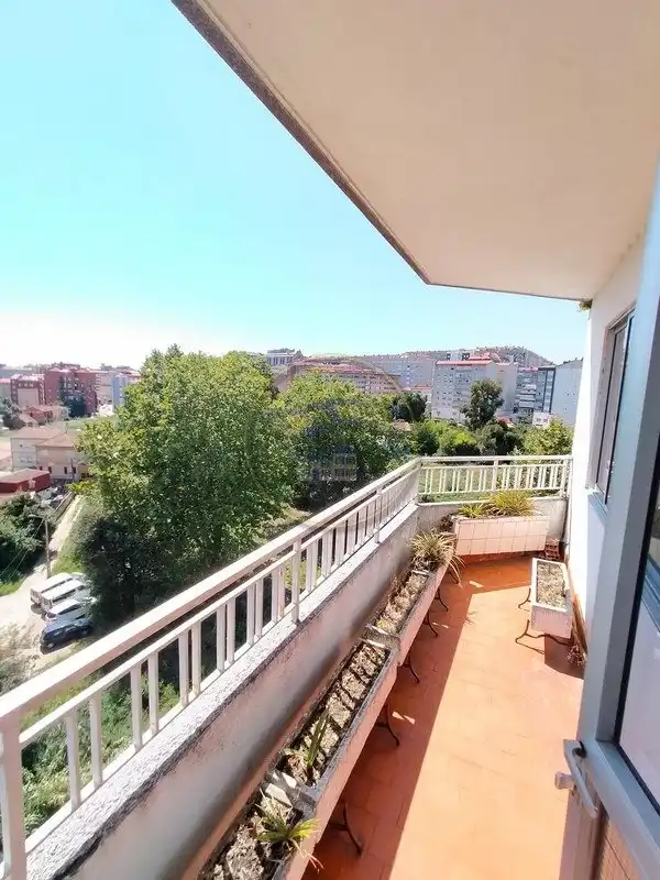 Terrace of Flat for rent in Vigo   with Heating, Parquet flooring and Terrace