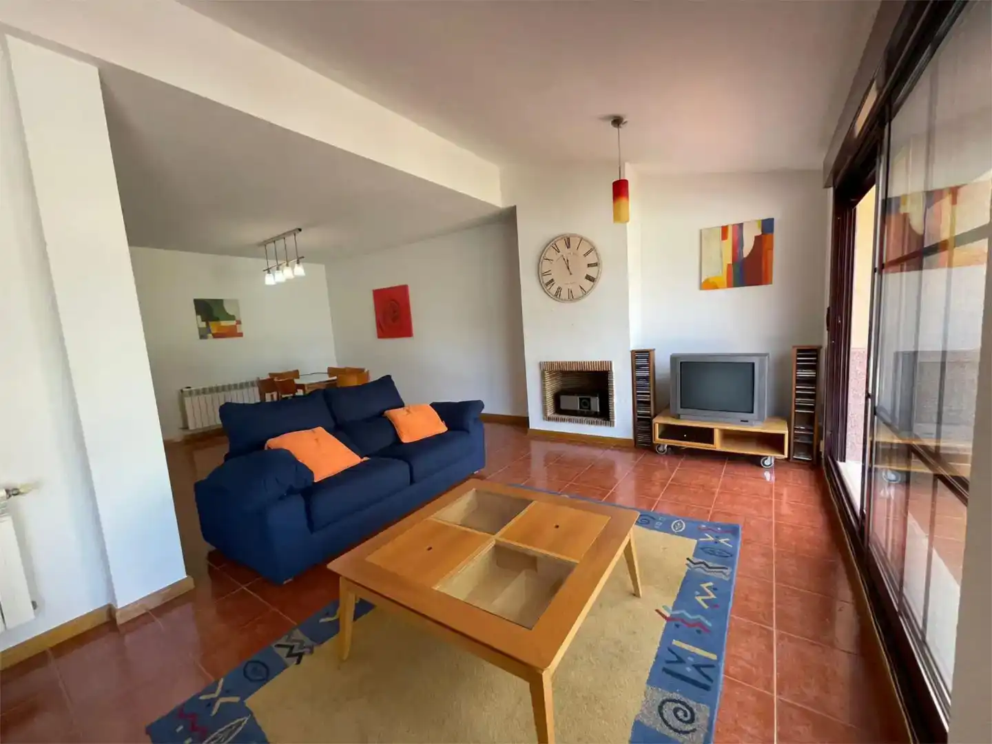 Sala d'estar de Casa o xalet en venda en Toledo amb Aire condicionat, Jardí privat i Parquet