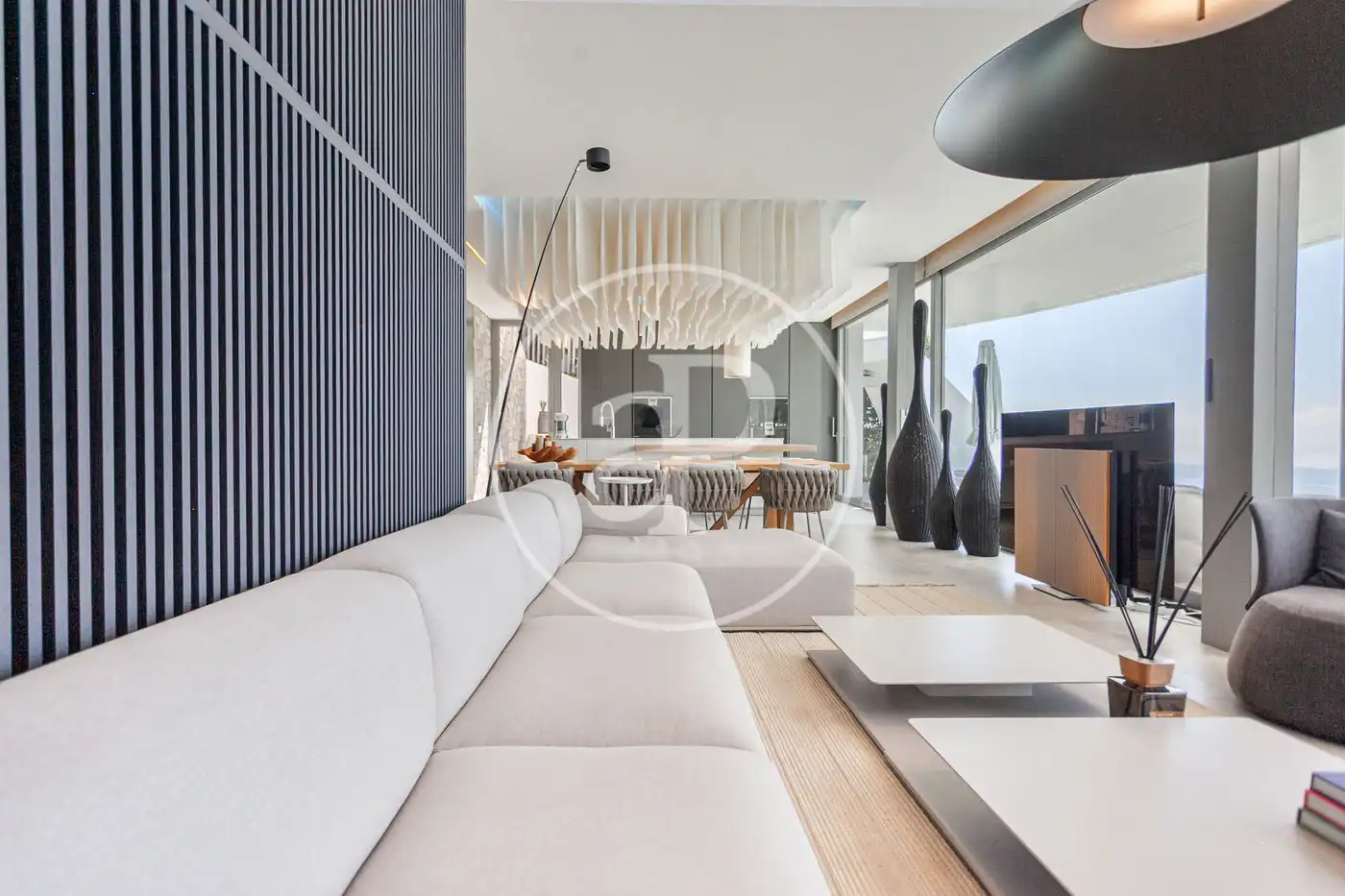 Sala de estar de Casa o chalet en venta en Altea con Aire acondicionado, Calefacción y Jardín privado