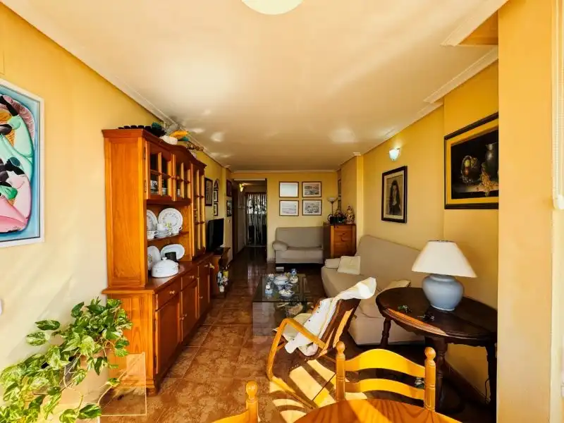 Sala d'estar de Apartament en venda en Torrevieja amb Terrassa, Piscina i Moblat