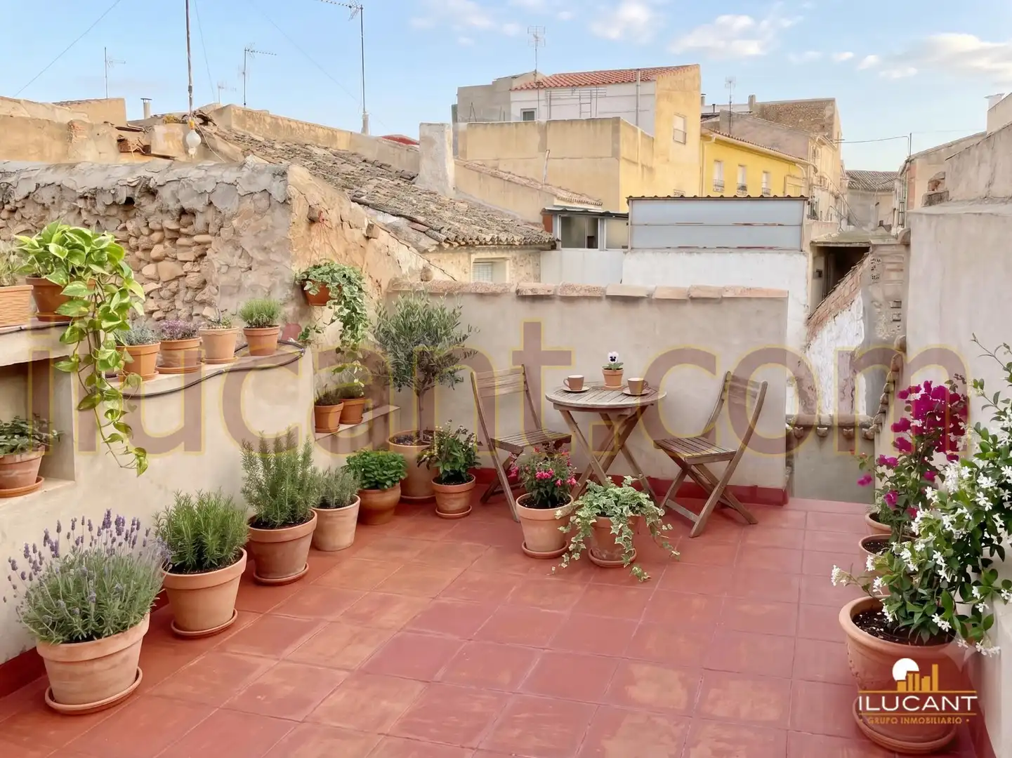 Terrace of Country homes for sale in Hellín
