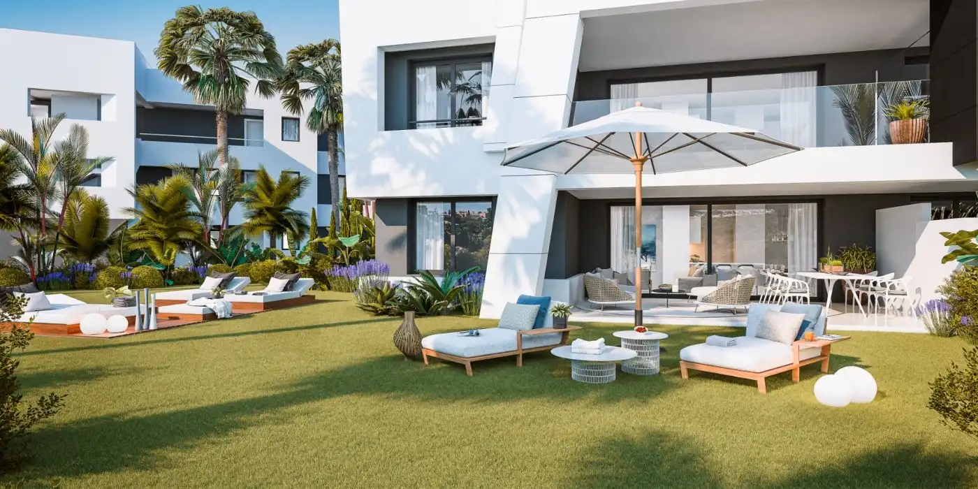 Terraza de Planta baja en venta en Estepona con Aire acondicionado, Calefacción y Terraza