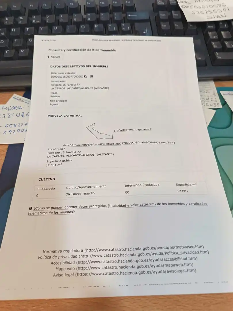 Wohnbaugrundstück zum Verkauf in Partidas de Alicante, imagen 4
