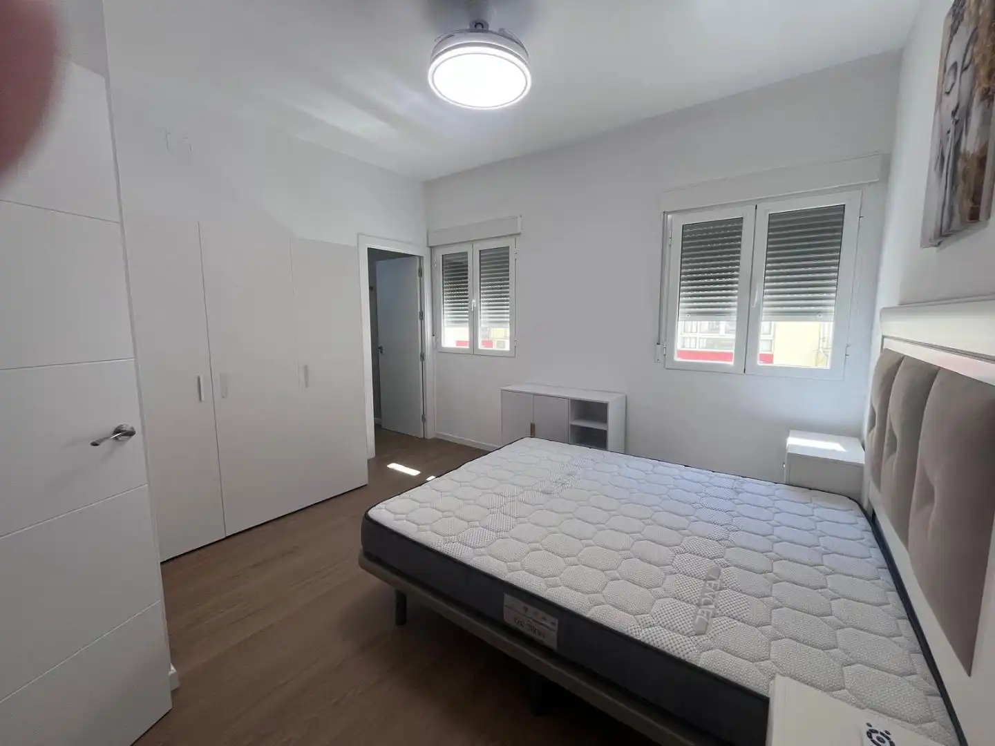 Bedroom of Flat for rent in Mérida  with Air Conditioner, Parquet flooring and Furnished