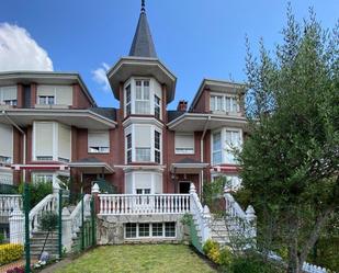 Exterior view of Single-family semi-detached for sale in Leioa  with Heating, Private garden and Terrace