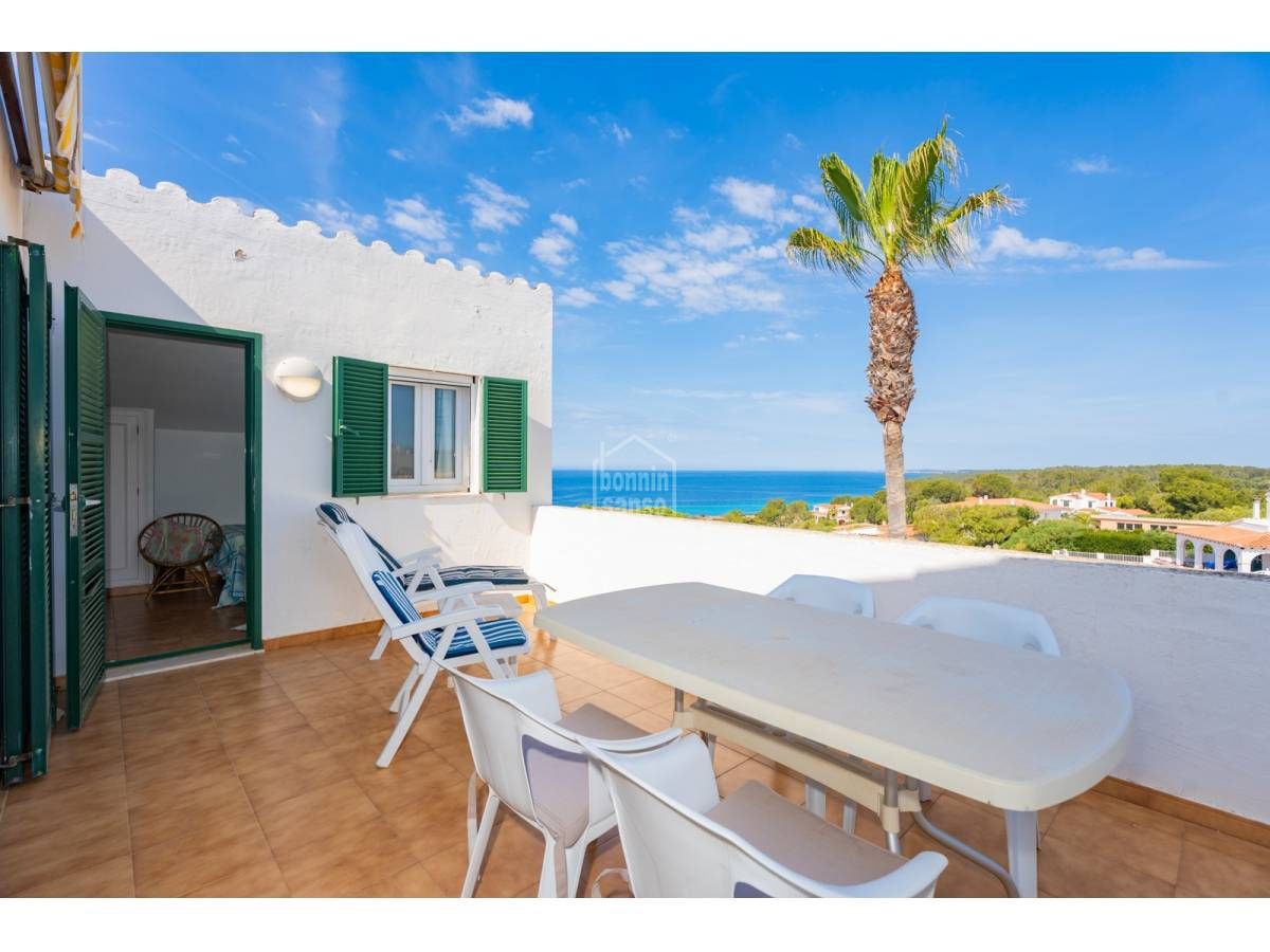 Terrassa de Apartament en venda en Es Migjorn Gran amb Jardí privat, Terrassa i Piscina