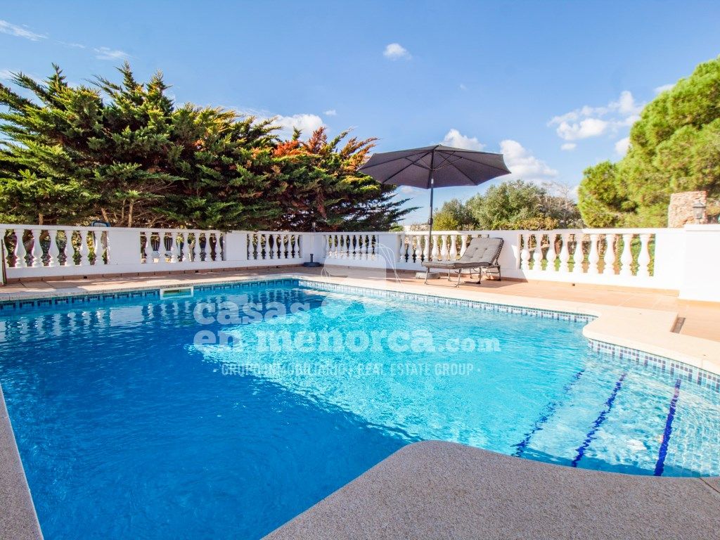 Swimming pool of Country house for sale in Sant Lluís  with Private garden, Terrace and Swimming Pool