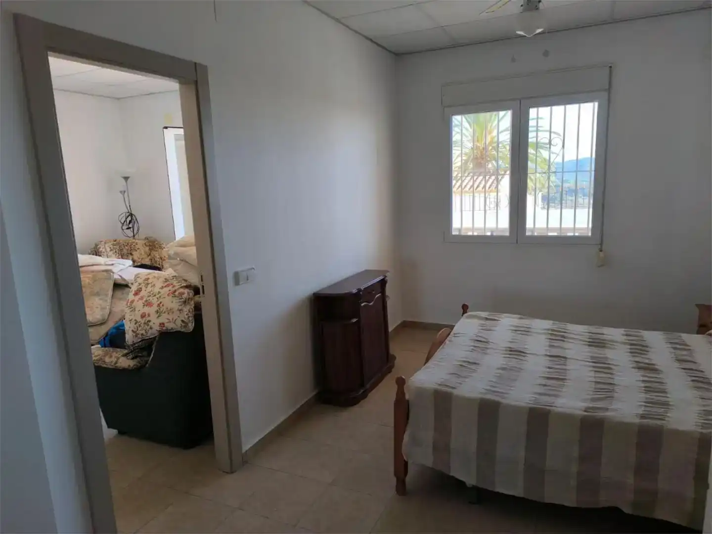 Bedroom of Flat for sale in Calpe / Calp  with Air Conditioner, Private garden and Swimming Pool