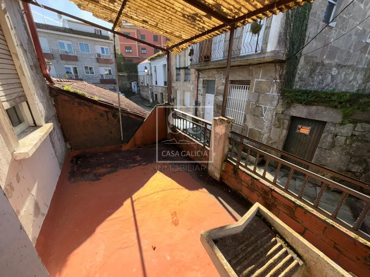 Terrace of Flat for sale in Baiona  with Heating and Terrace