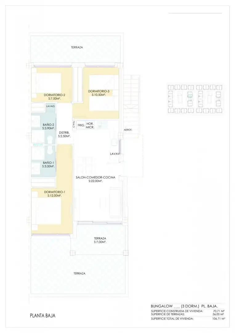Bungalow con piscina en venta en Los Balcones - Los Altos, imagen 27