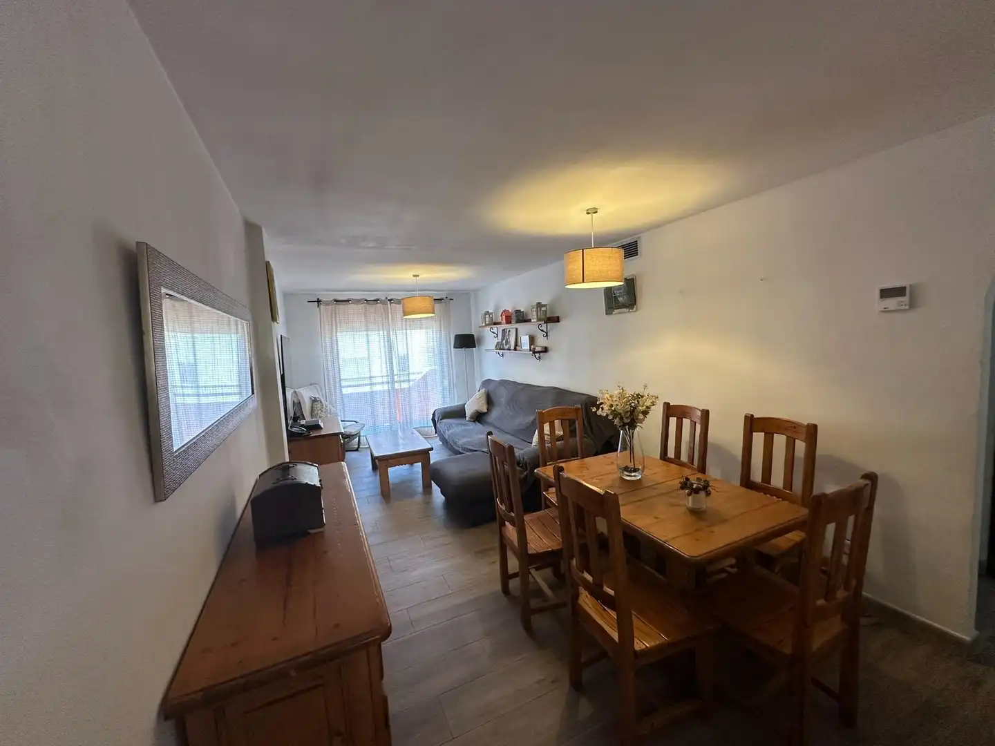 Sala de estar de Piso en venta en Mijas con Aire acondicionado, Trastero y Amueblado