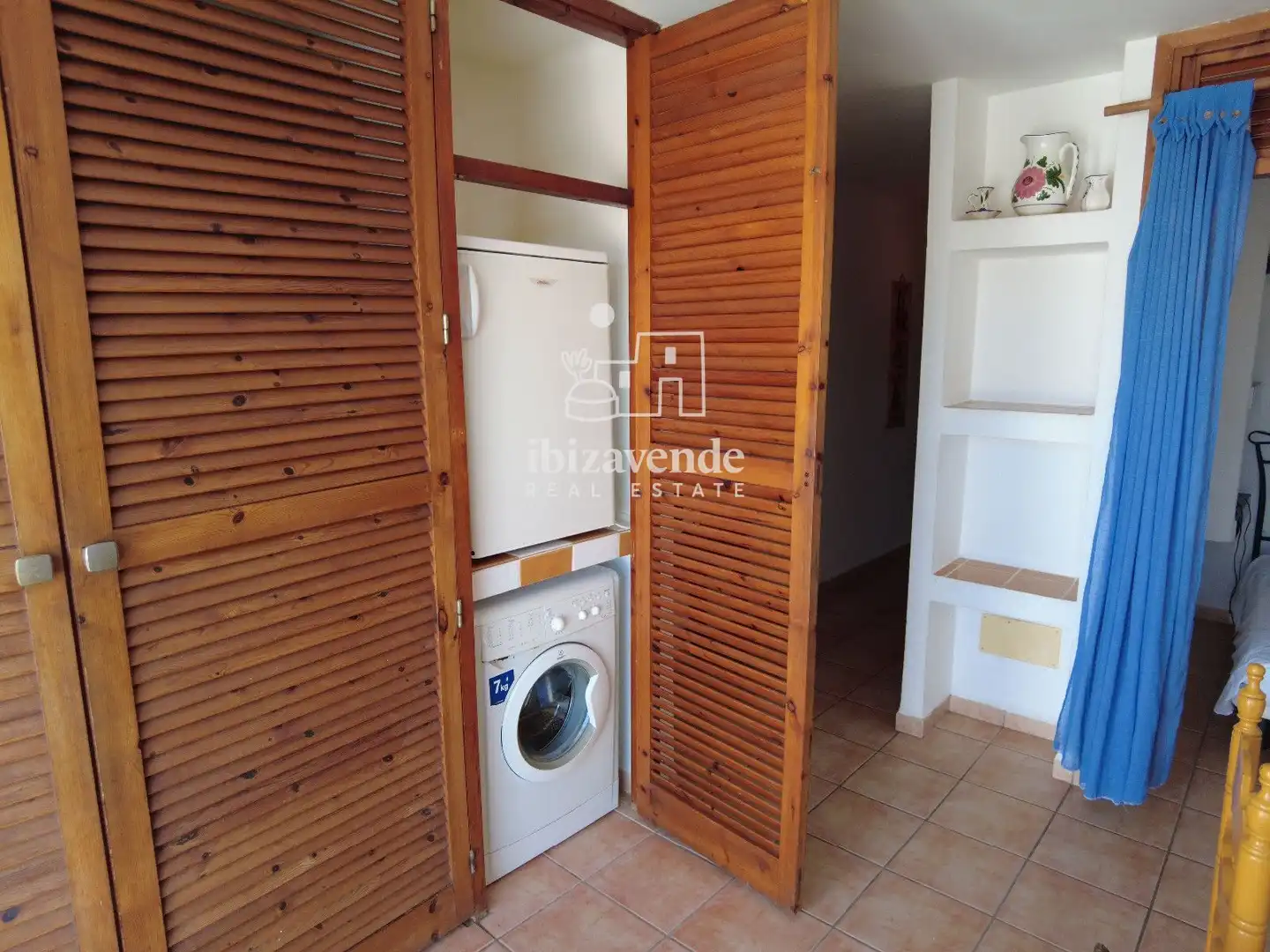 Bedroom of Flat for rent in Sant Joan de Labritja  with Air Conditioner, Heating and Terrace