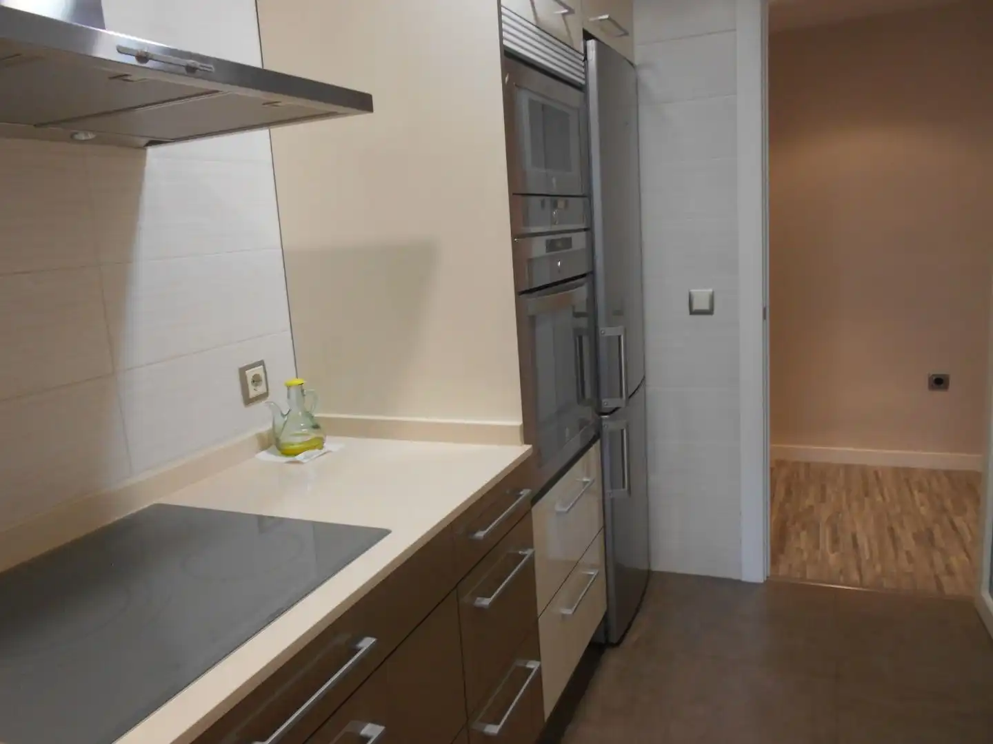 Kitchen of Flat for rent in Valencia  with Air Conditioner, Heating and Terrace