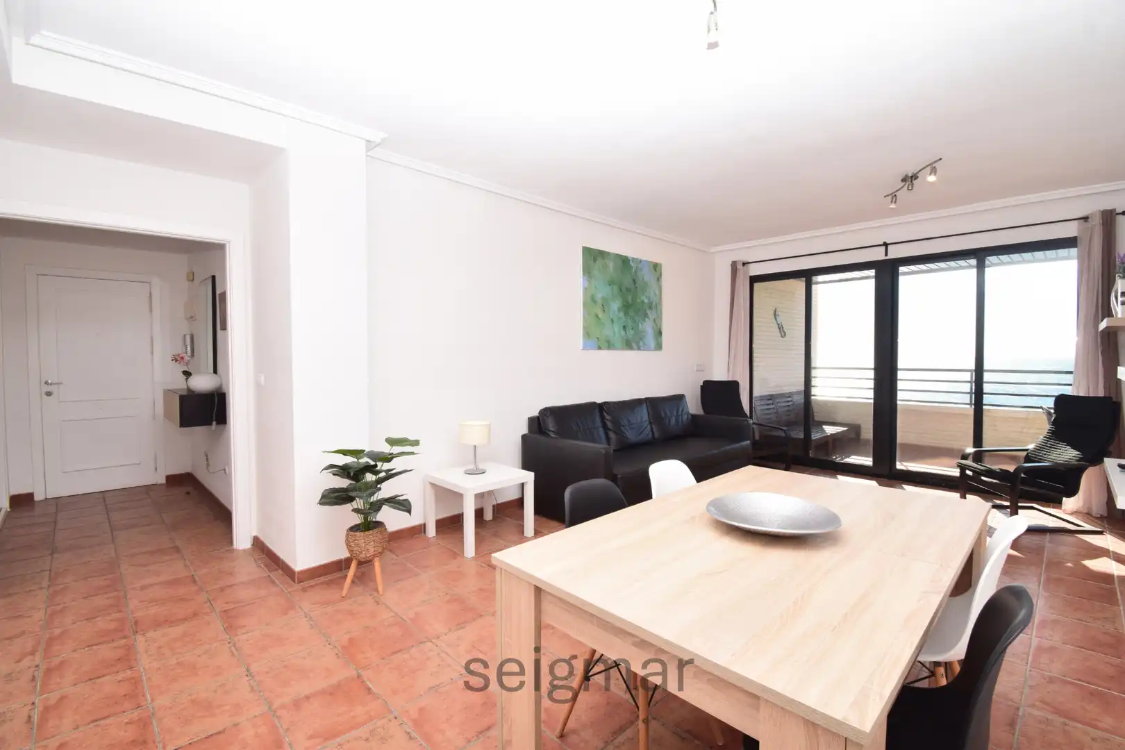 Sala d'estar de Pis en venda en Villajoyosa / La Vila Joiosa amb Aire condicionat, Calefacció i Terrassa