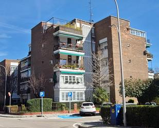 Exterior view of Flat for sale in  Madrid Capital  with Air Conditioner, Heating and Private garden