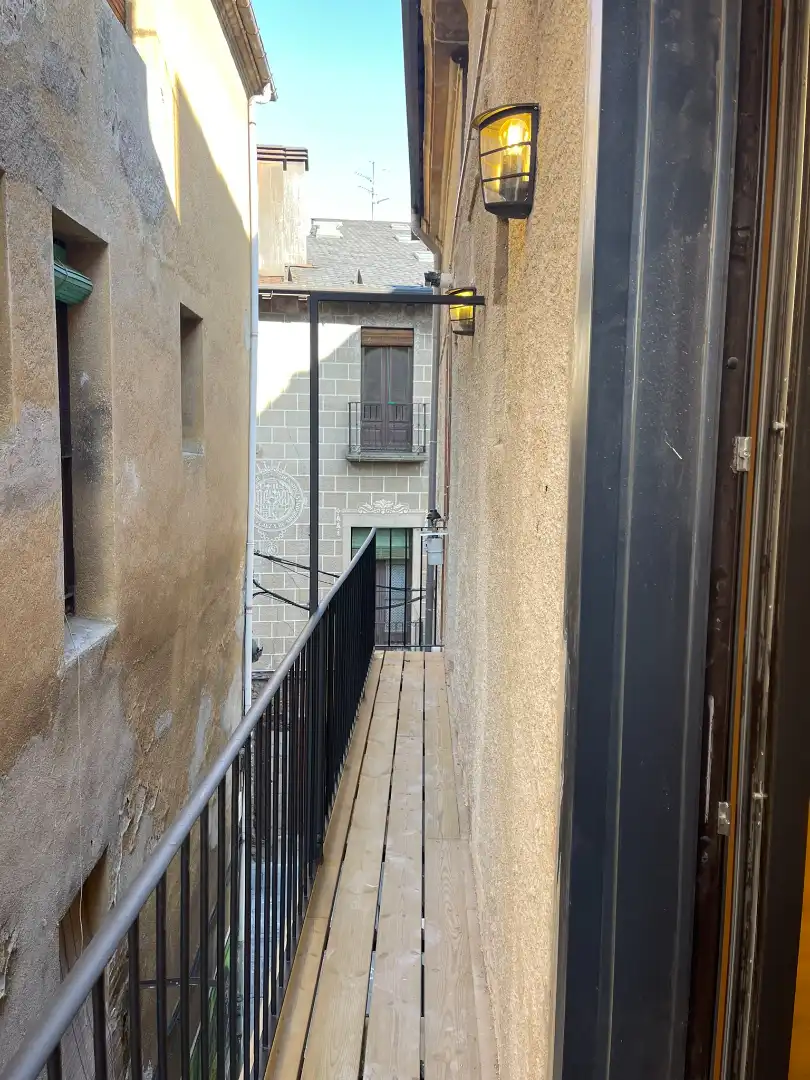 Terraza de Apartamento de alquiler en Puigcerdà con Calefacción, Parquet y Horno