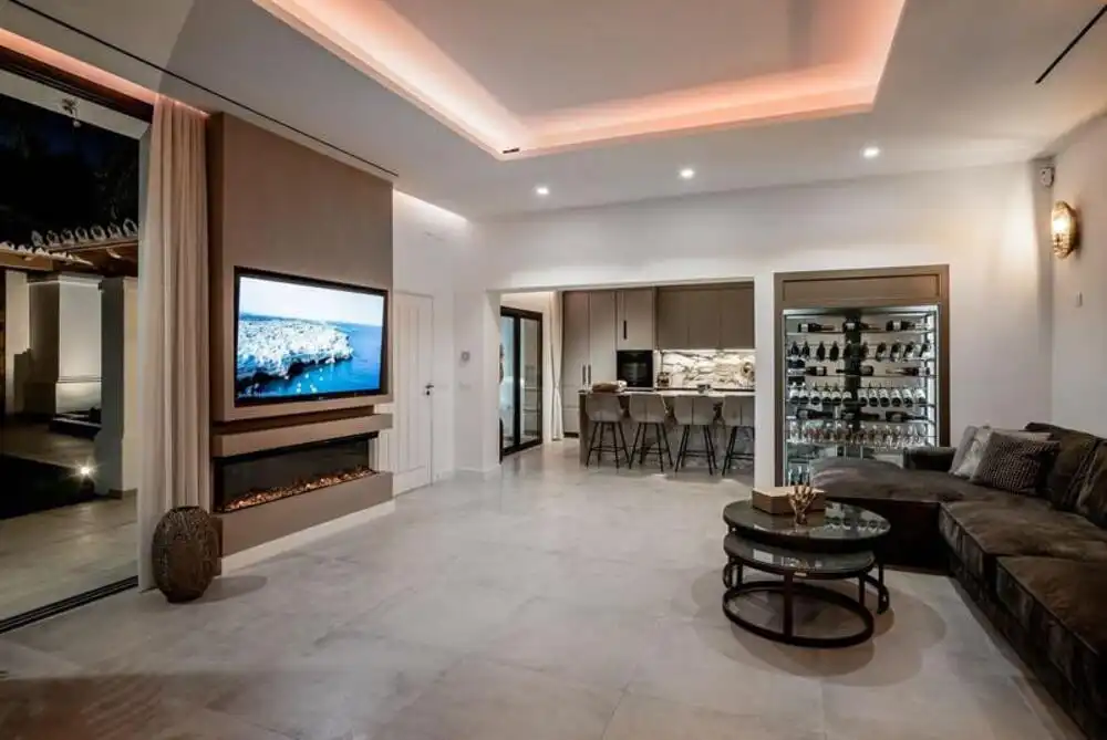 Sala d'estar de Casa o xalet de lloguer en Marbella amb Aire condicionat, Jardí privat i Terrassa