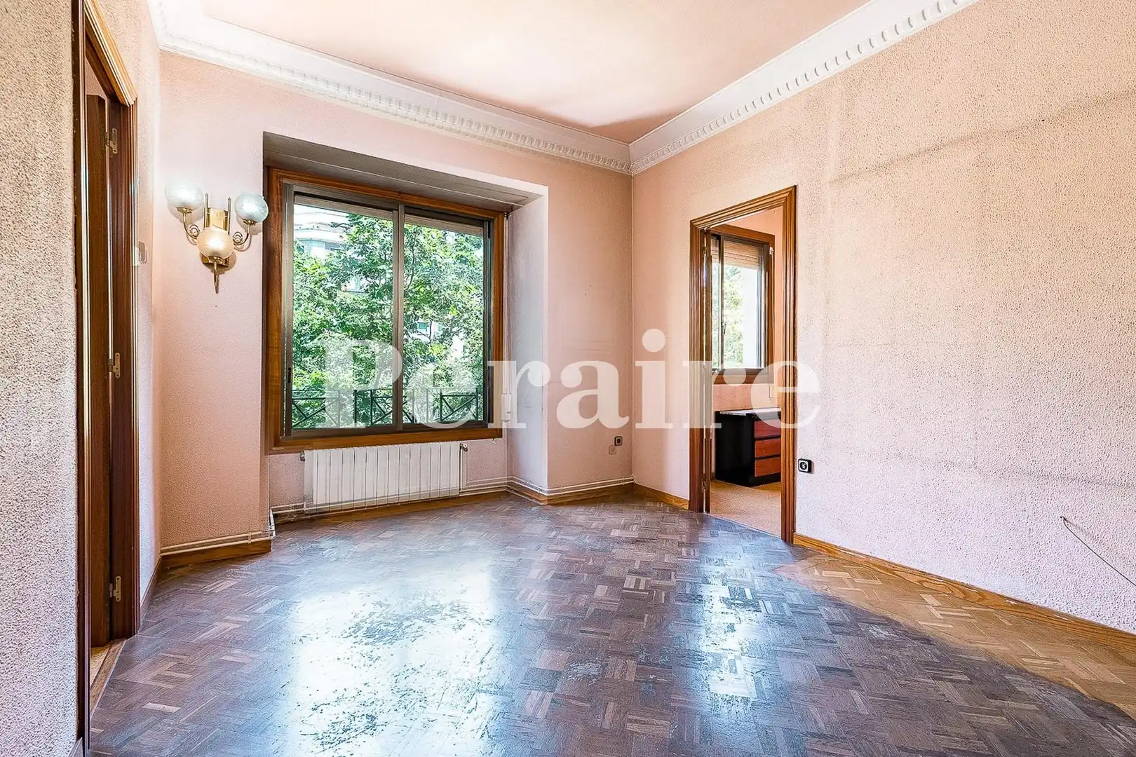 Schlafzimmer von Wohnung zum Verkauf in Barcelona mit Klimaanlage, Heizung und Parkett