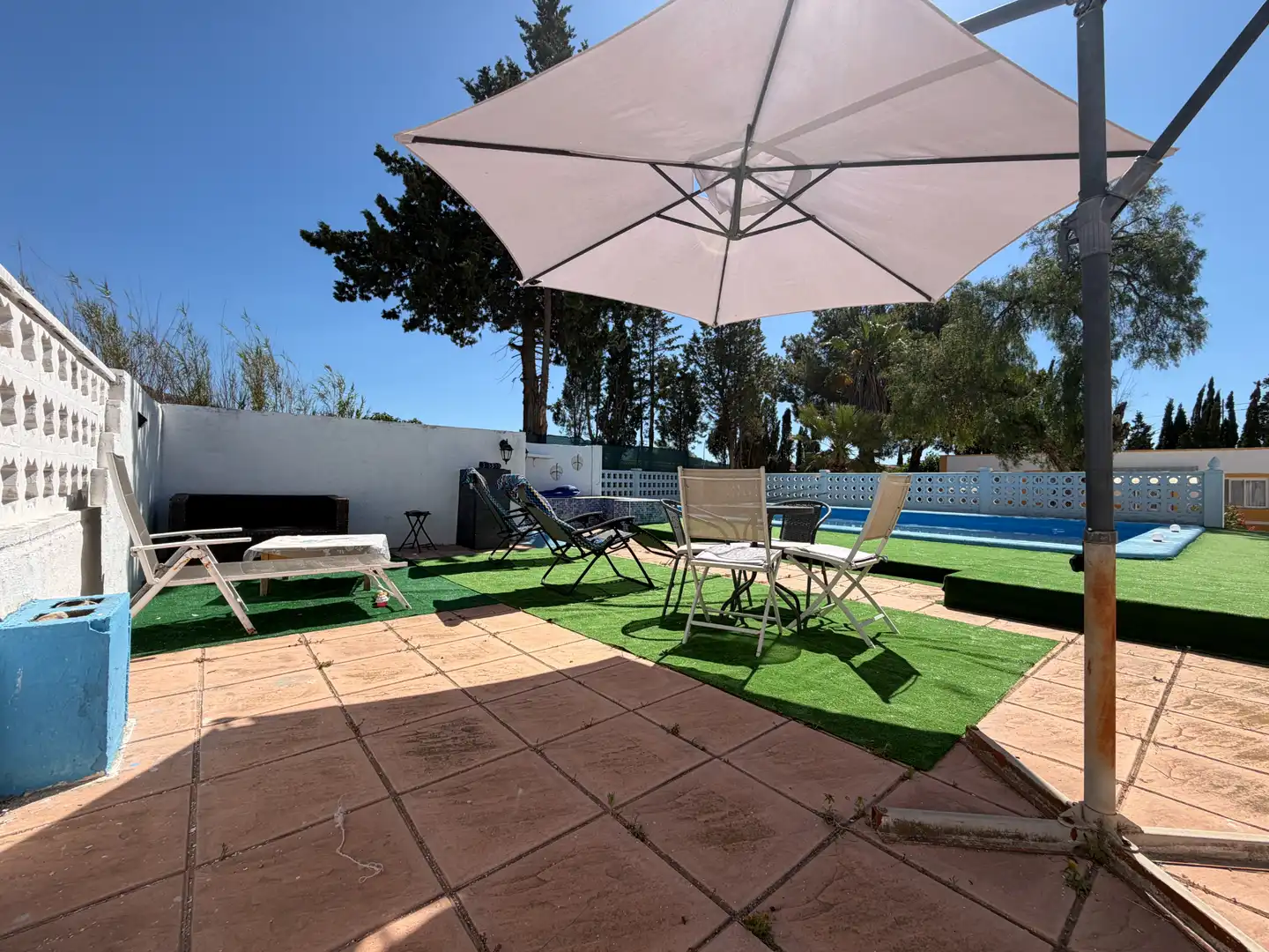 Terrassa de Casa o xalet en venda en Aspe amb Aire condicionat, Calefacció i Jardí privat