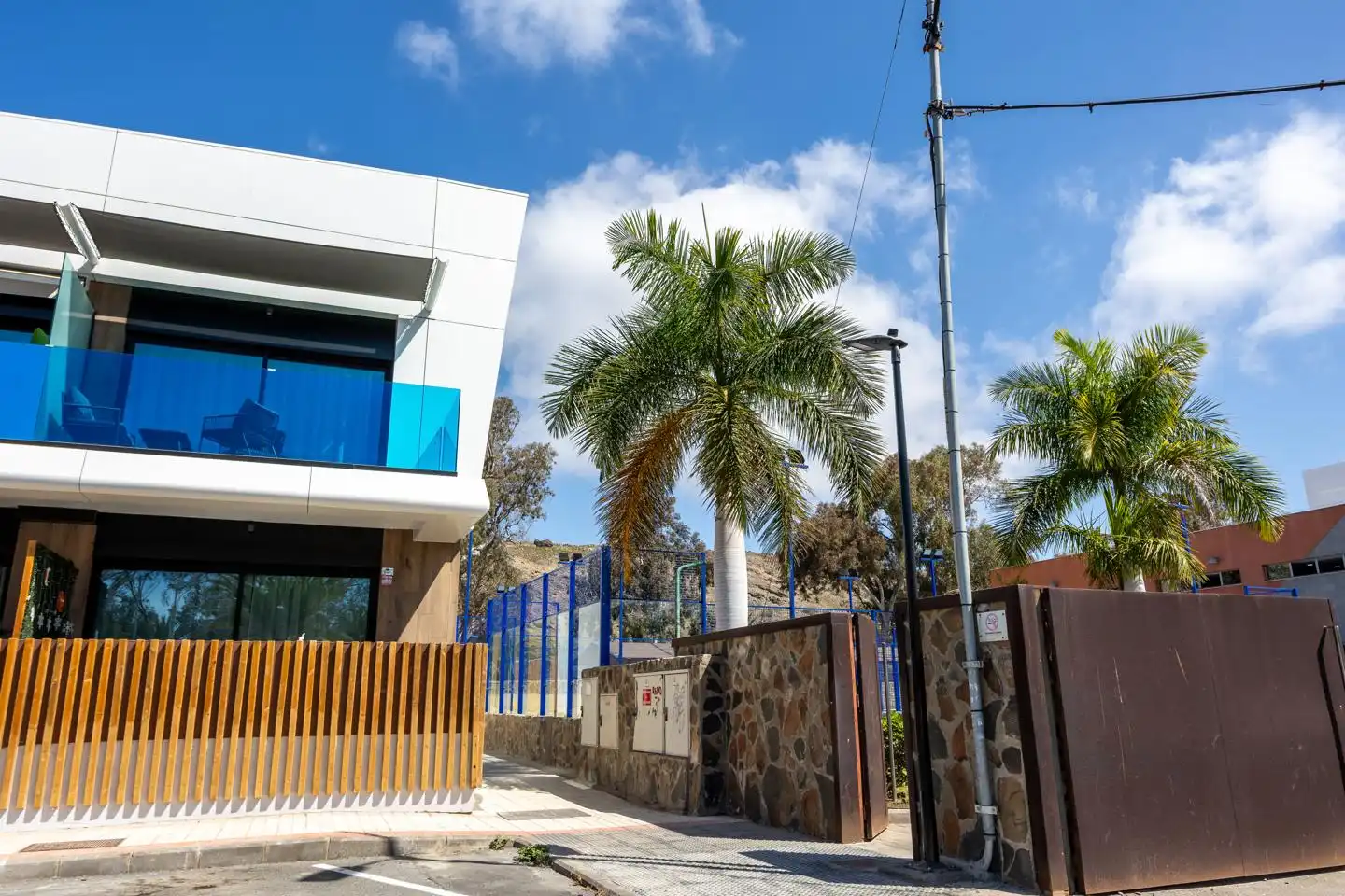 Vista exterior de Planta baixa en venda en Mogán