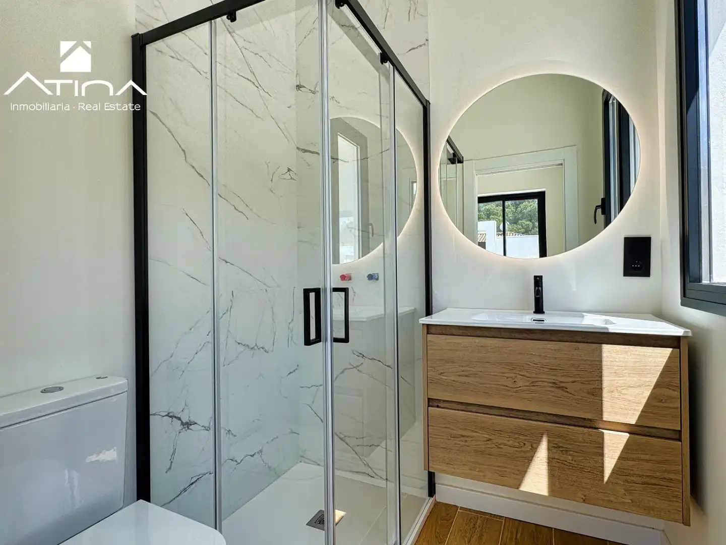 Baño de Casa adosada en venta en Jávea / Xàbia con Jardín privado, Piscina y Amueblado