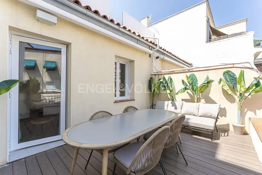 Terrace of Apartments for rent in Madrid  with Air Conditioner, Heating and Terrace
