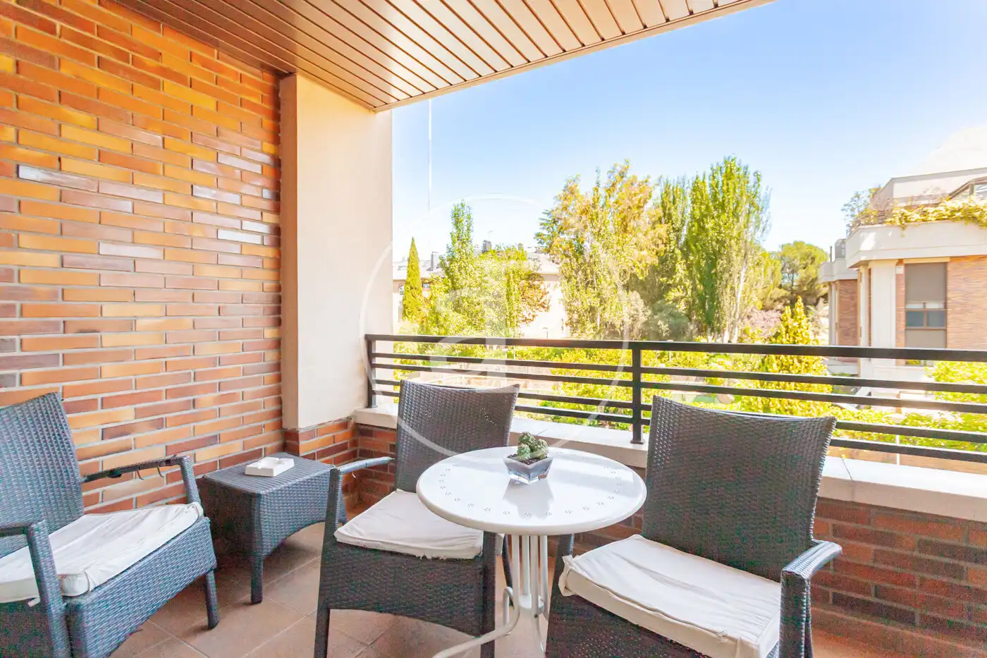Terrasse von Wohnung zum Verkauf in Majadahonda mit Klimaanlage, Heizung und Privatgarten