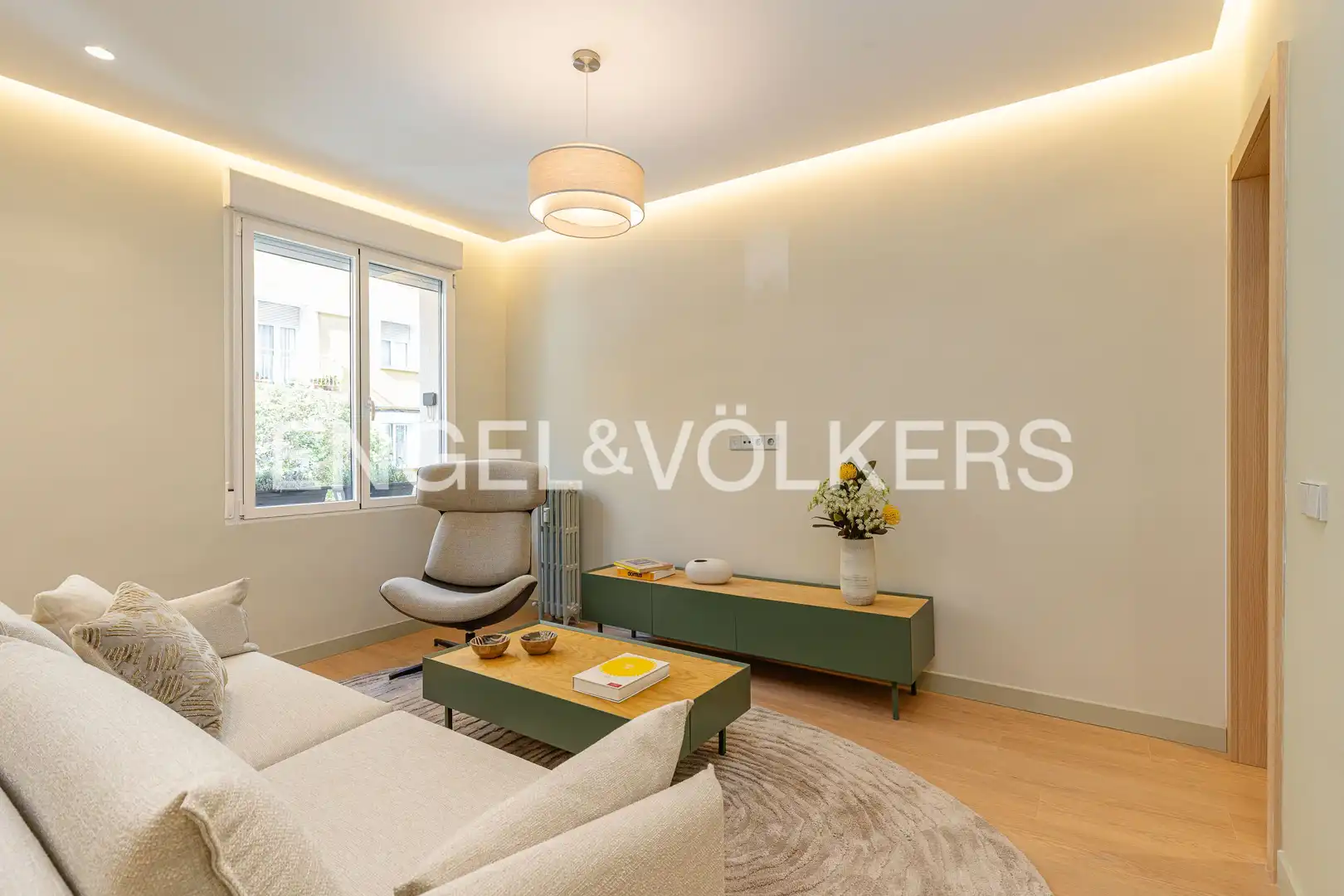 Wohnzimmer von Wohnung zum Verkauf in Madrid mit Klimaanlage und Heizung