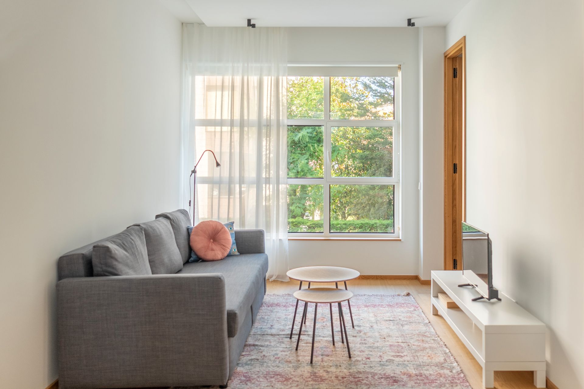Sala d'estar de Apartament de lloguer en Santander amb Calefacció i Moblat