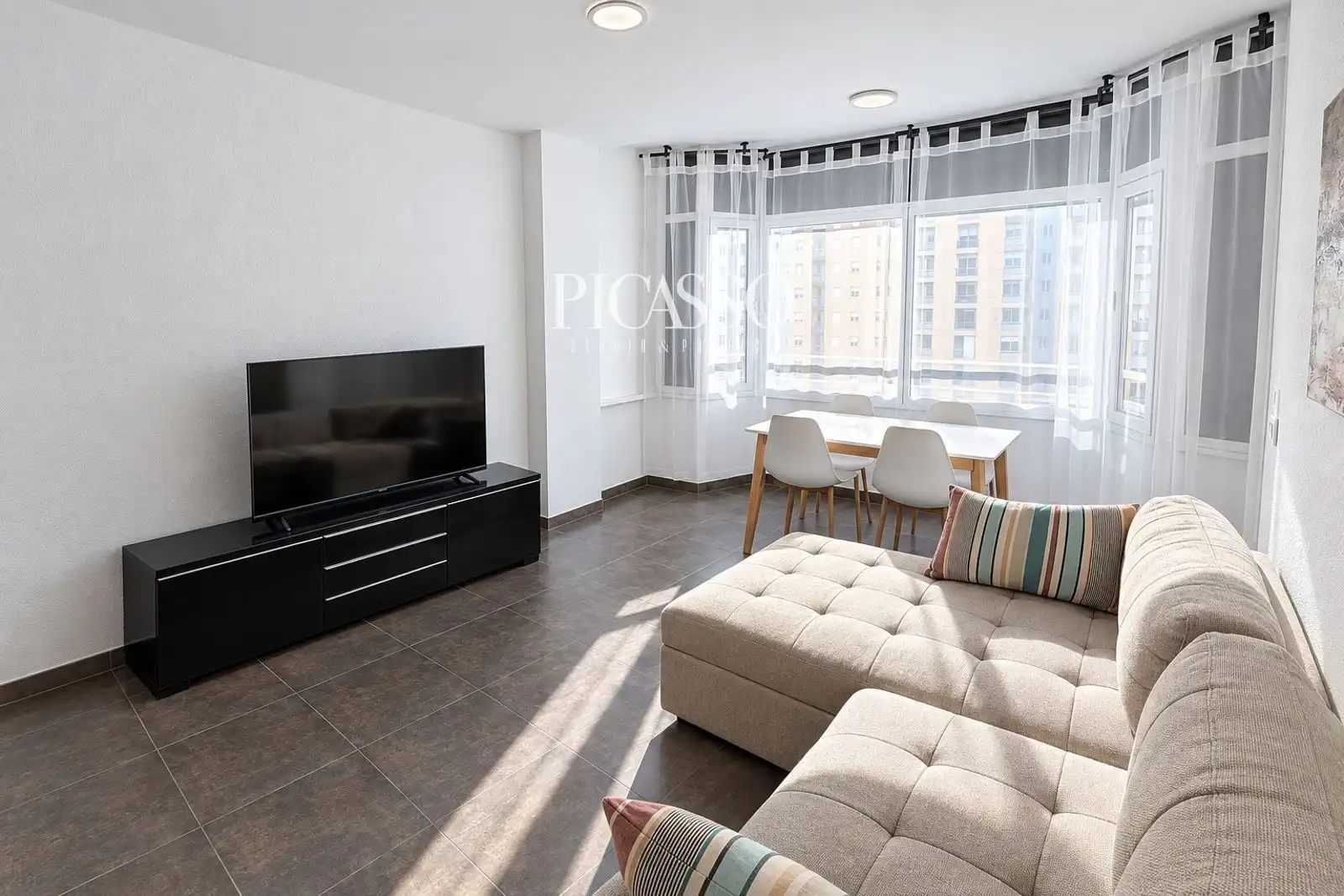 Sala d'estar de Apartament de lloguer en Centro