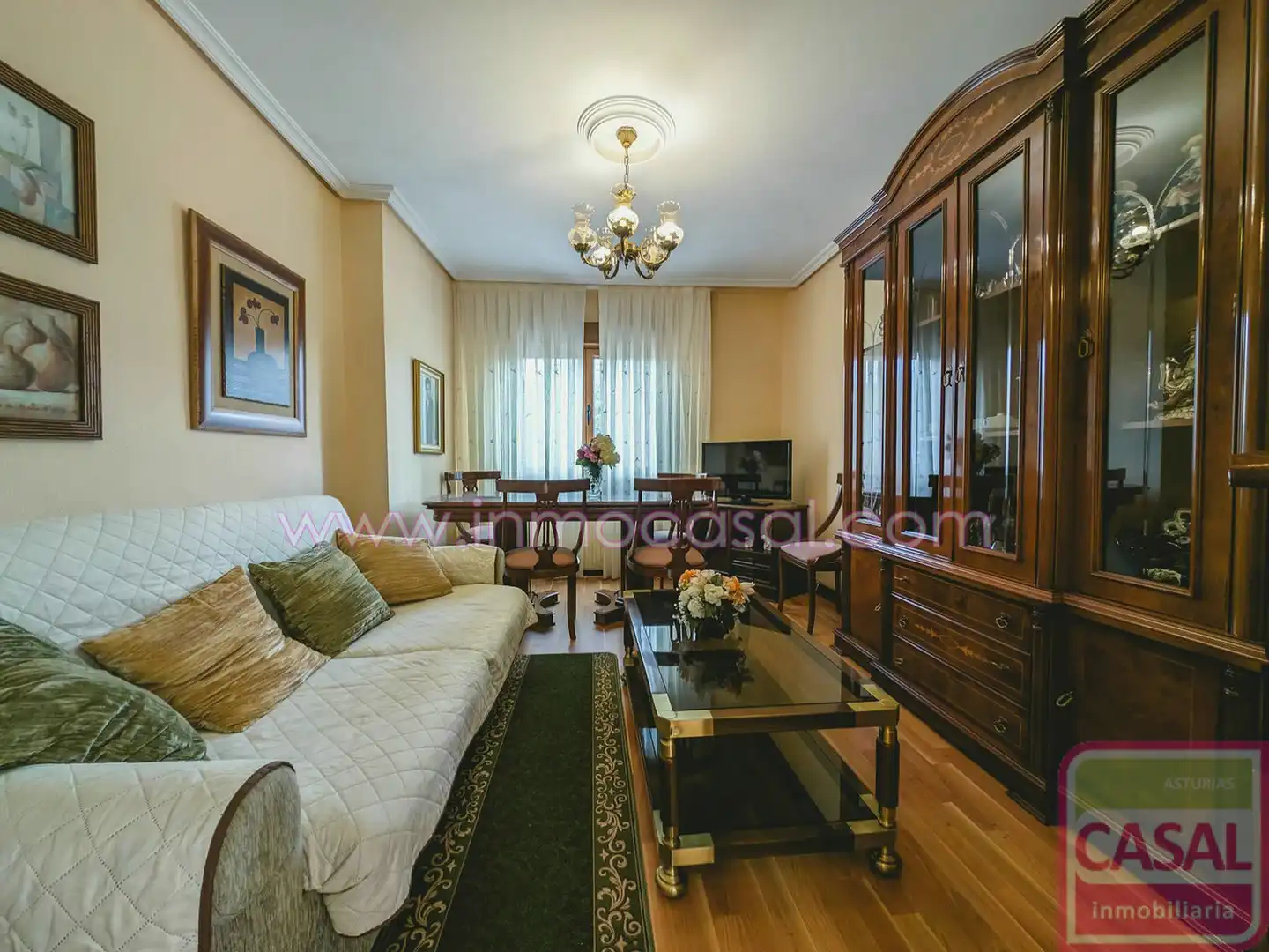 Wohnzimmer von Wohnung zum Verkauf in Mieres (Asturias) mit Heizung, Abstellraum und Möbliert