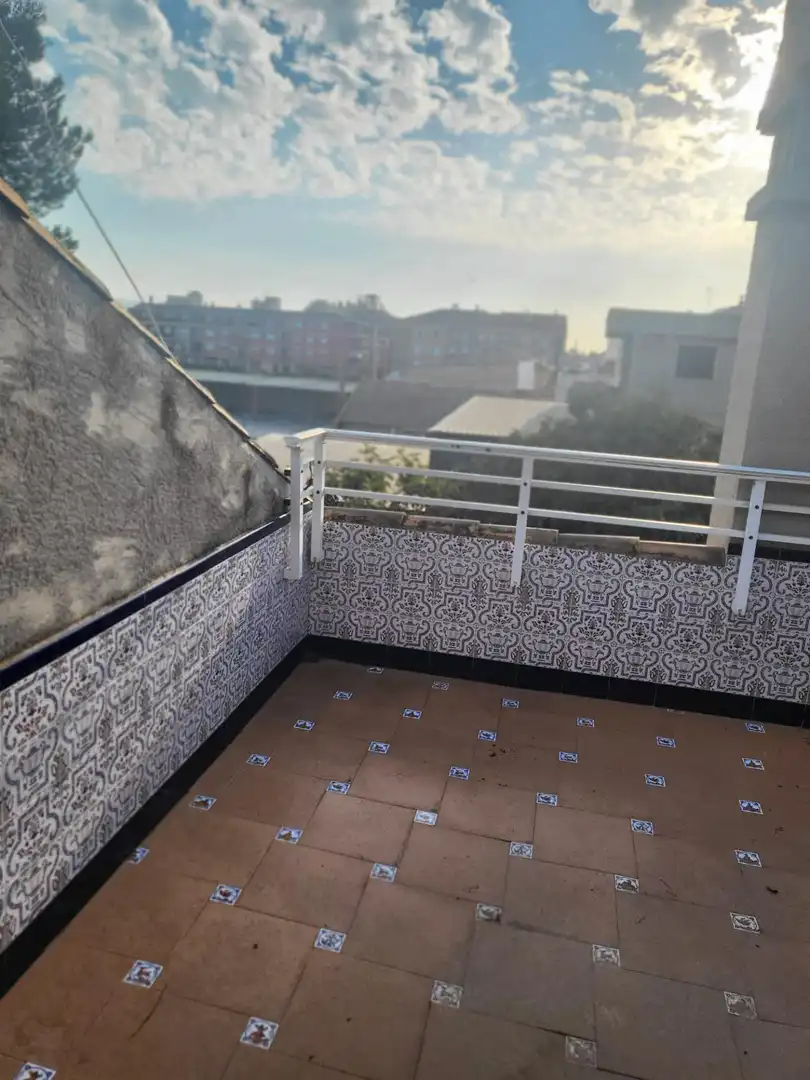 Balcony of Flat for sale in Murcia  with Air Conditioner, Private garden and Storage room