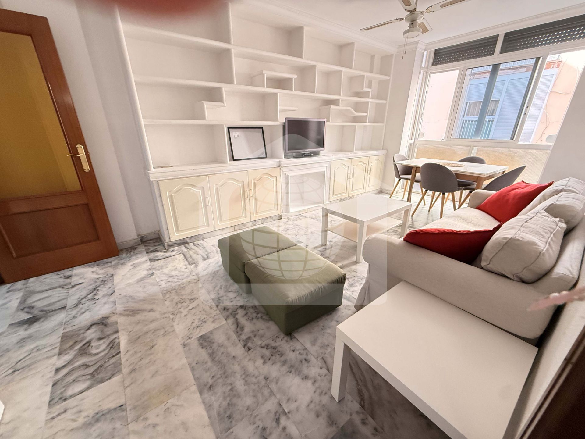 Sala d'estar de Pis en venda en Málaga Capital amb Aire condicionat i Moblat