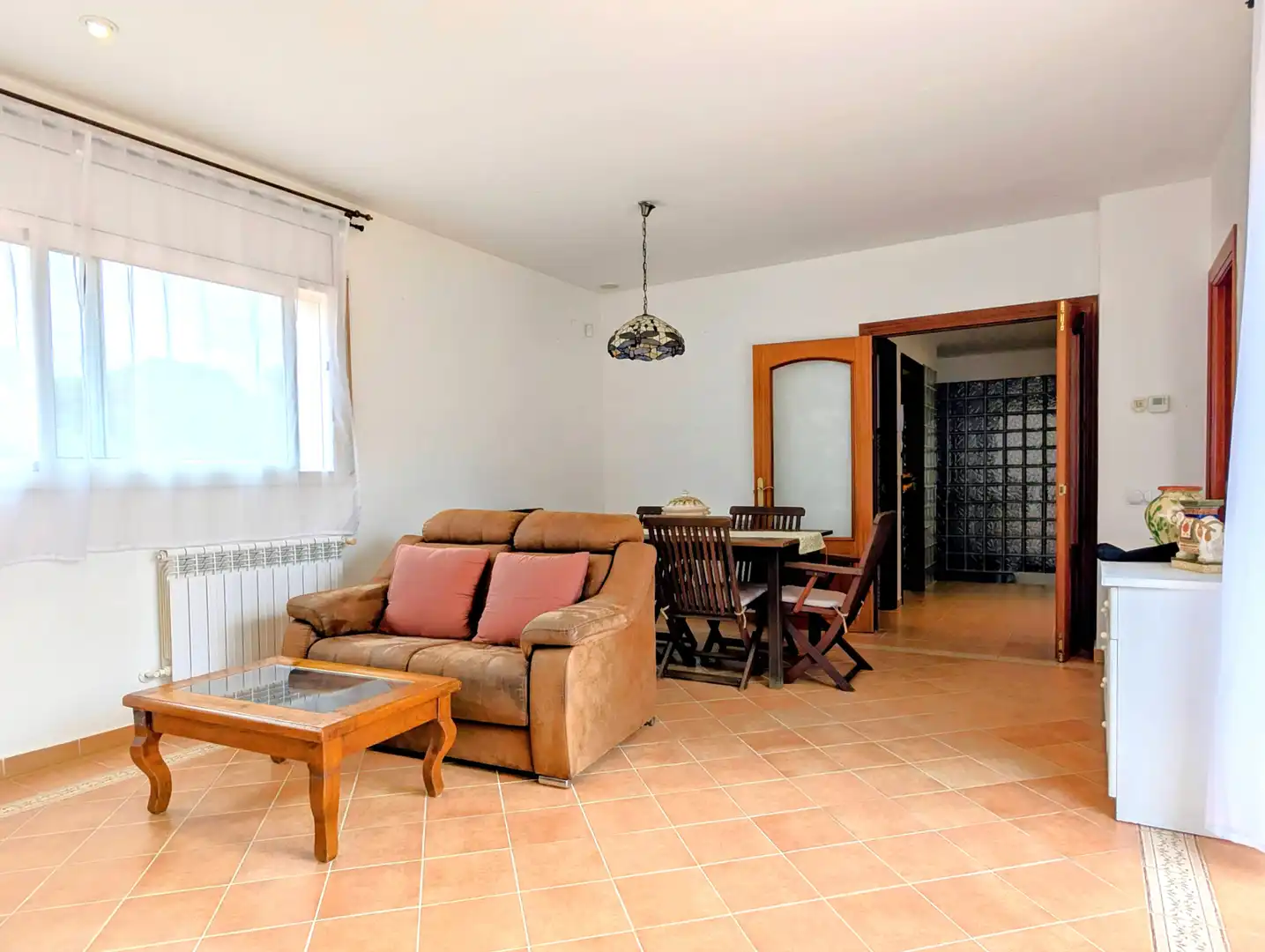 Wohnzimmer von Haus oder Chalet zum Verkauf in Calonge i Sant Antoni mit Heizung, Privatgarten und Terrasse