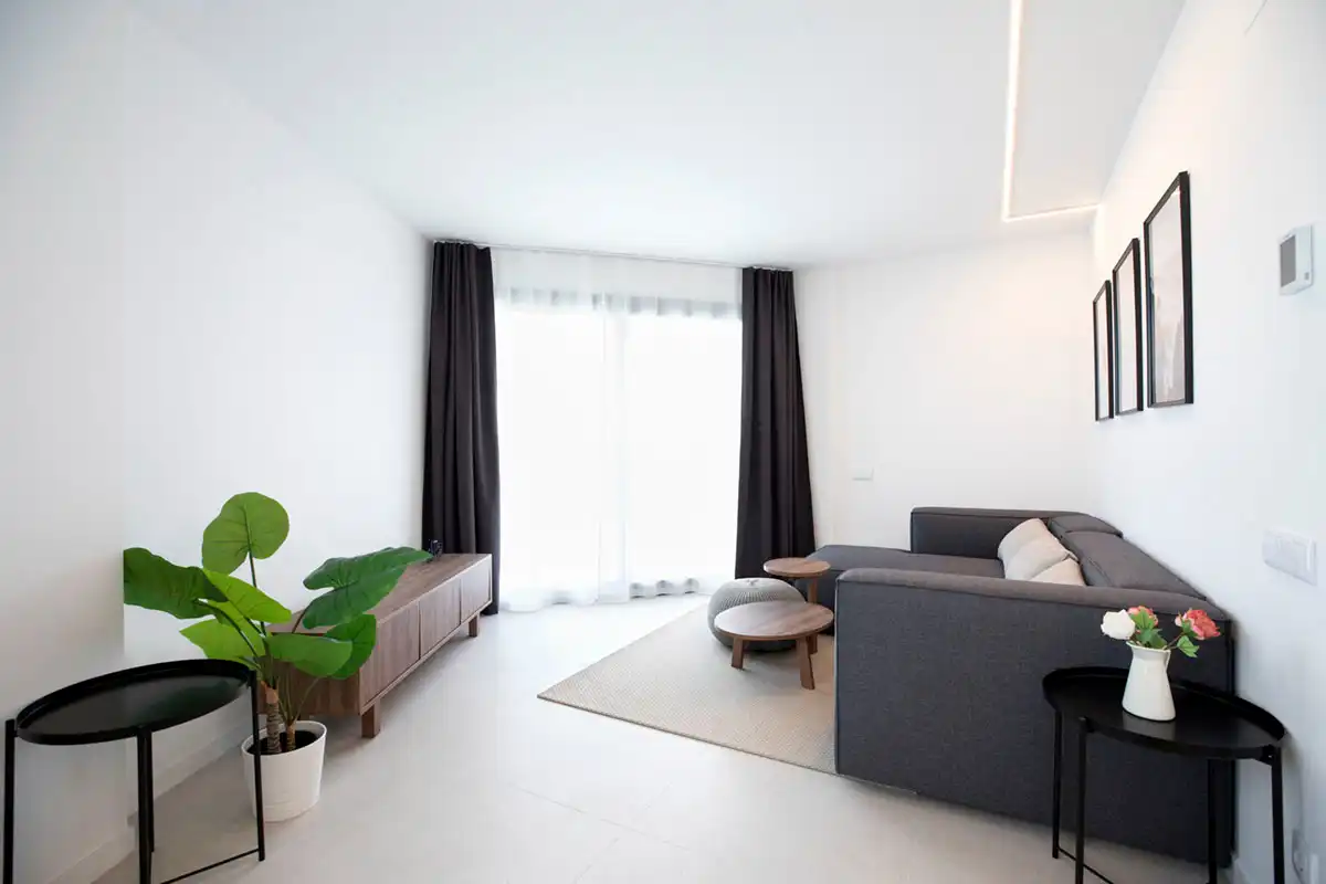 Sala de estar de Piso en venta en Abrera con Terraza, Trastero y Piscina comunitaria