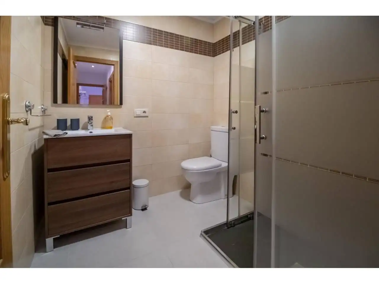 Badezimmer von Wohnung zum Verkauf in  Palma de Mallorca mit Klimaanlage, Terrasse und Möbliert